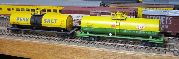 Yellow Chemical Tank Cars 2