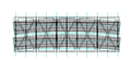 Ties in the truss bridge