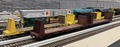 bulkhead flatcars mad of wood
