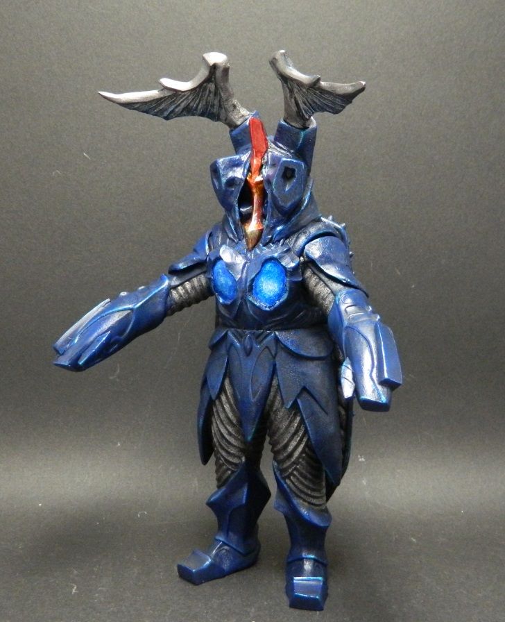 怪人ソフビ　コウモリオーグ　リペイント完成品 怪人ソフビ シン仮面ライダー コウモリオーグ リペイント完成品