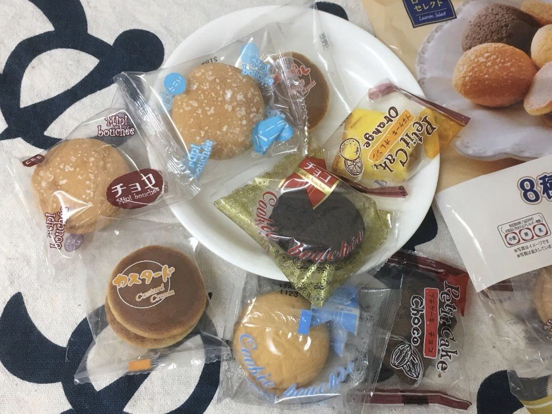 ローソンセレクト『天恵製菓｜8種の洋菓子ミックス』。［17.09.02.Sat