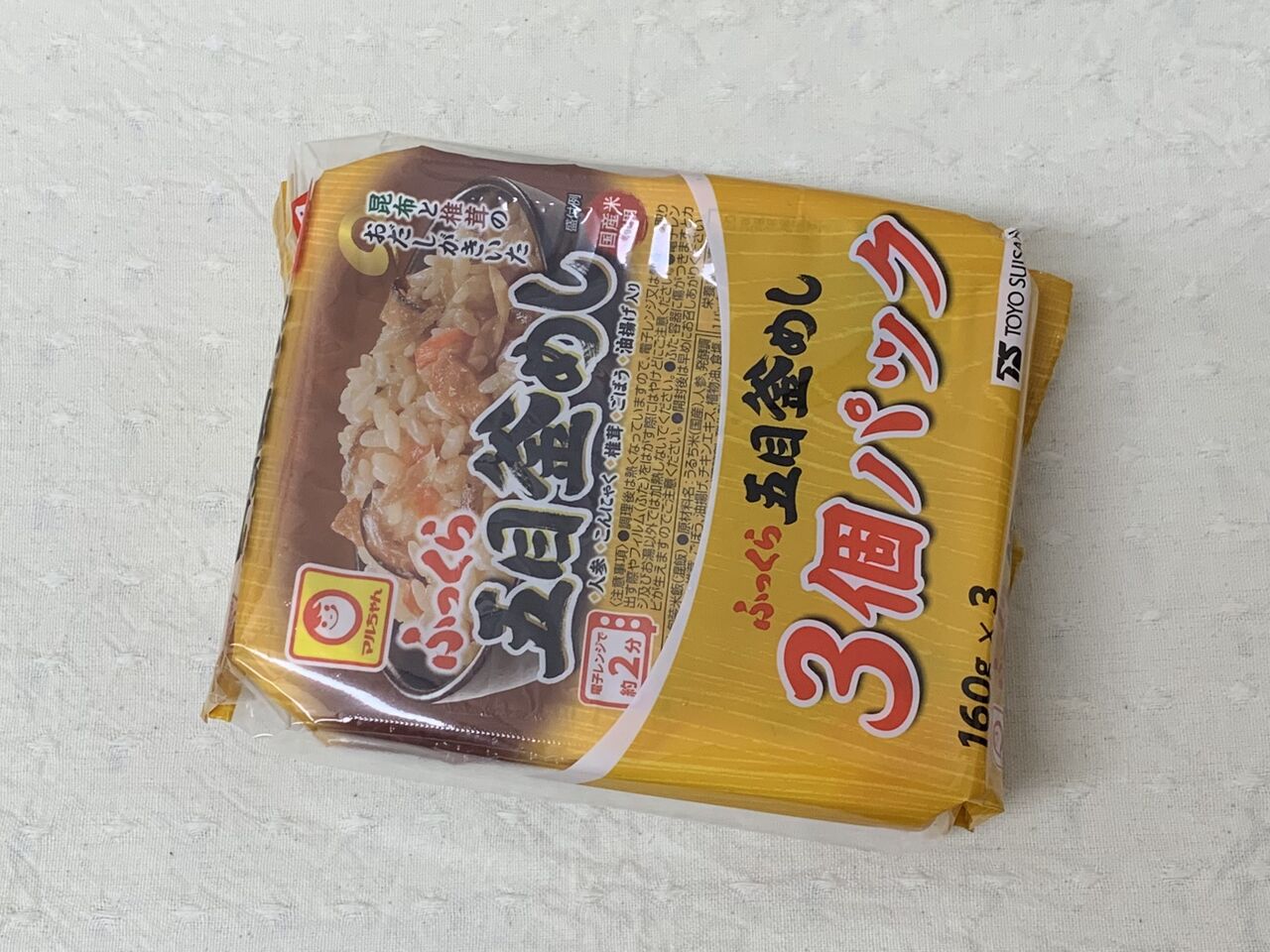 東洋水産 ふっくら 五目釜めし 3個パック (160g×3個)×8個入×(2ケース)｜ 送料無料 東洋水産 ふっくら とり釜めし 3個パック (160g×3個)×8個入