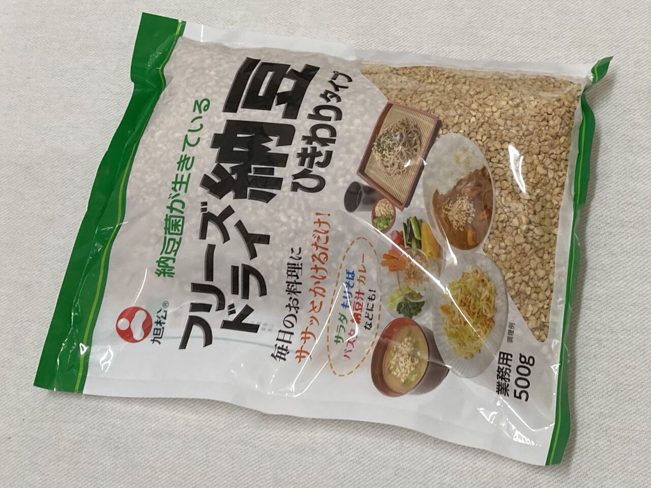 激安単価で 旭松食品 フリーズドライ ひきわり納豆 業務用 500g 納豆 ＦＤ 大豆 健康 発酵食品 パスタ
