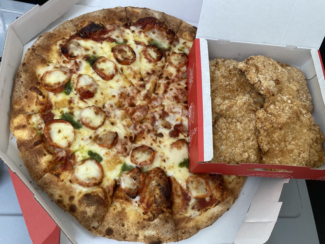 ピザハットチキンアルフレッドペストのレシピ（模倣品）