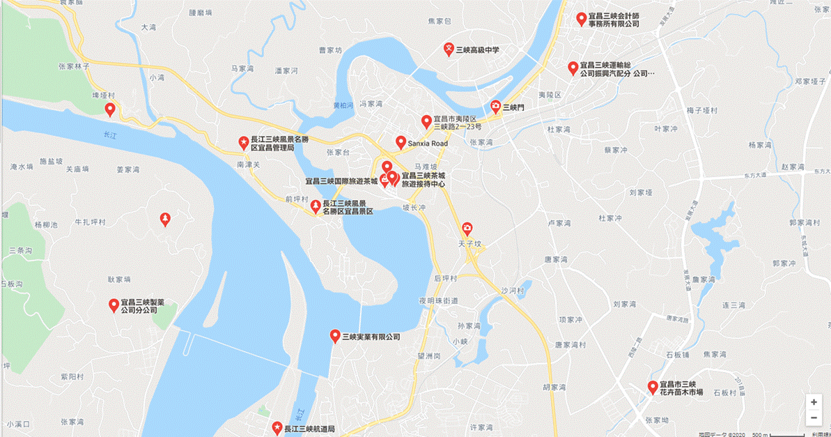 三峡ダム 場所 地図 三峡ダム 場所 地図