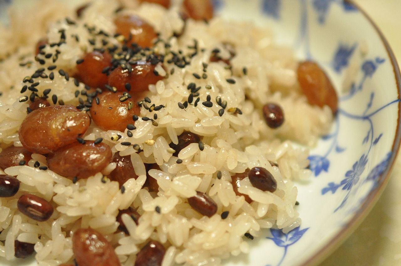 赤飯 伊豆稲取流 Debutousanのお食事日記 赤飯 伊豆稲取流 Debutousanのお食事日記