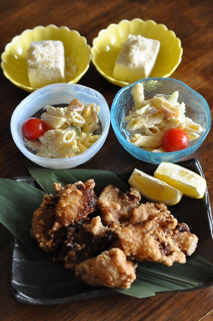 カスベの唐揚げ Debutousanのお食事日記