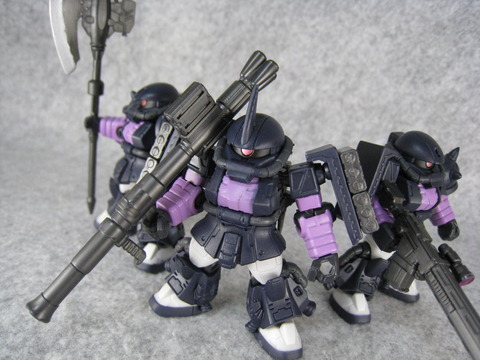 モビルスーツアンサンブル12 黒い三連星専用ザクⅡをTHE ORIGIN