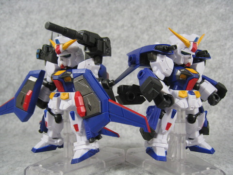 モビルスーツアンサンブル EX」ガンダムF90（A＆P装備）と（V＆M