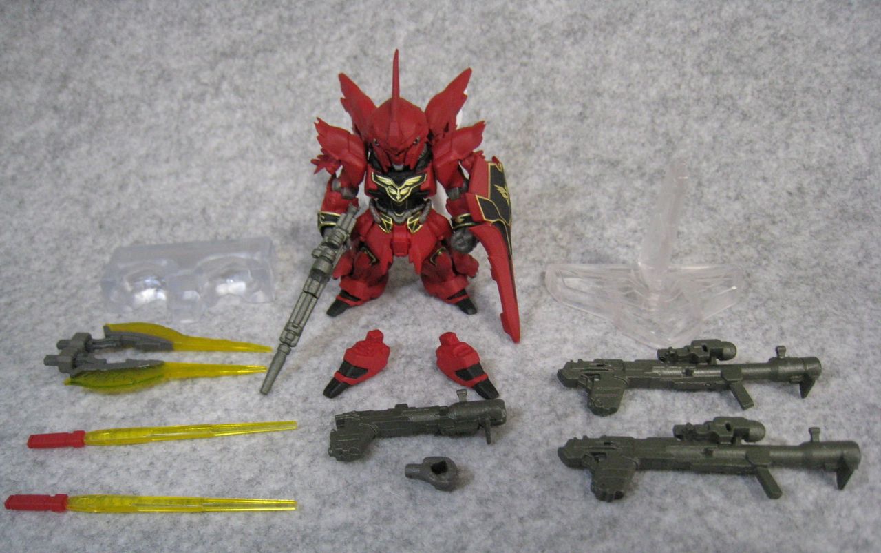 ガンダムコンバージ EX23 シナンジュ フルウェポンセット : 何か