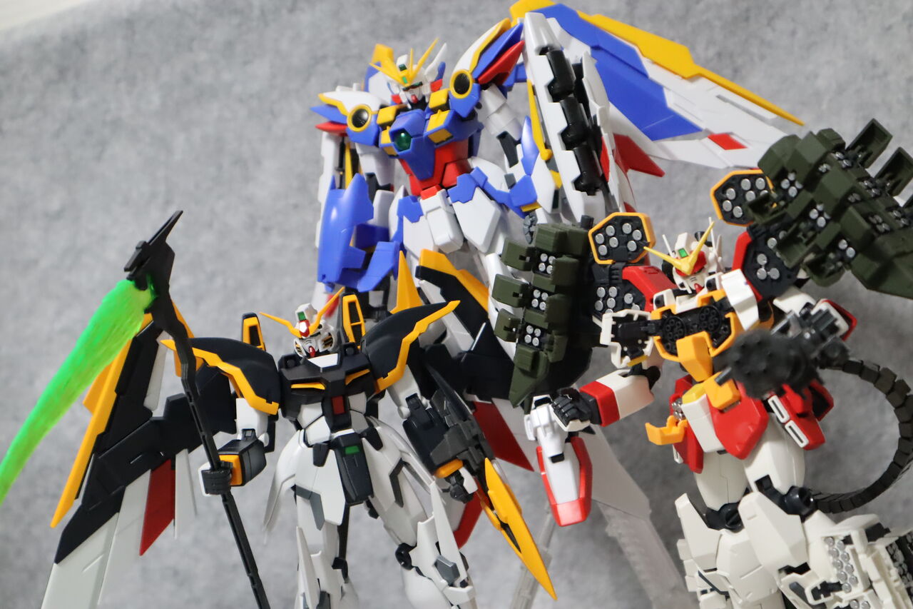 MG ガンダムデスサイズEW(ルーセット装備)を全塗装してみたよ MG ガンダムデスサイズEW(ルーセット装備)を全塗装してみたよ