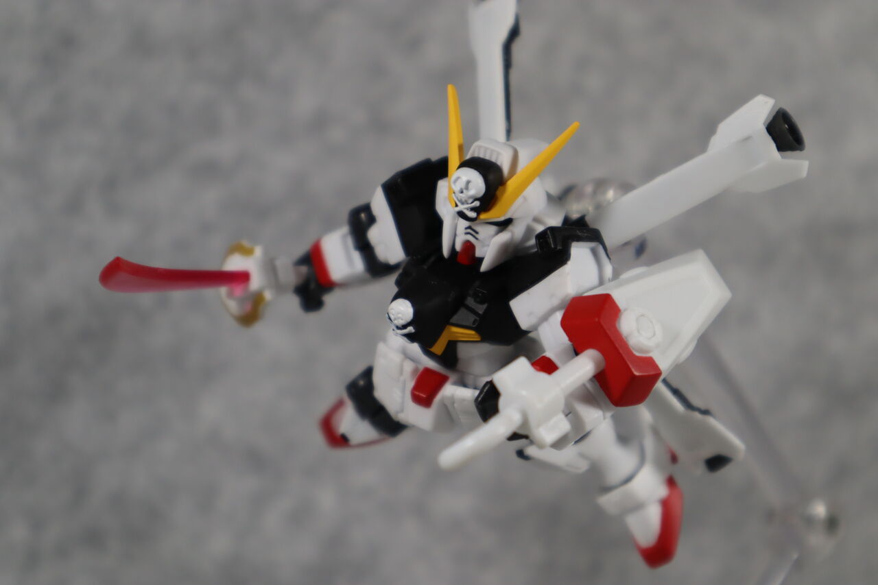 モビルスーツアンサンブル クロスボーンガンダム X1 フルクロス 組み立て済 クロスボーン・ガンダムX1 フルクロス」がガシャポンフィギュア