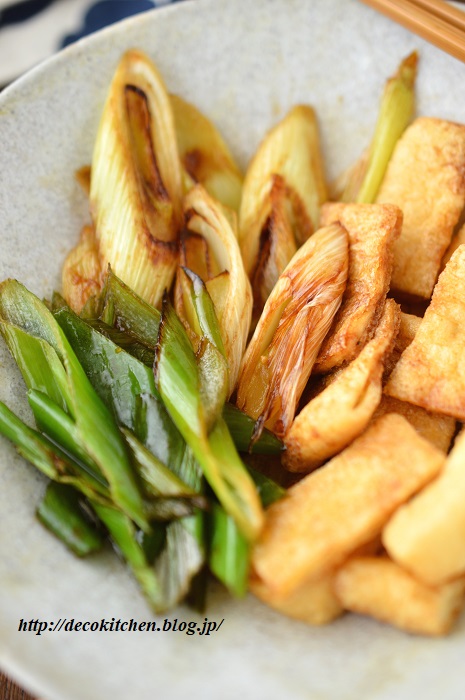 薄揚げにんにく醤油4