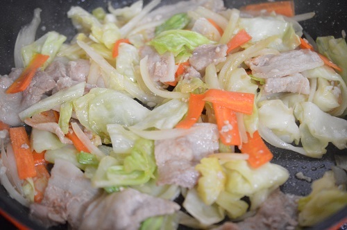 塩麹蒸し焼き工程3