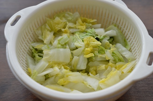 白菜ナムル工程3