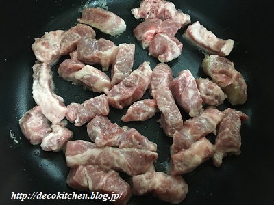 豚肉ズッキーニ工程3