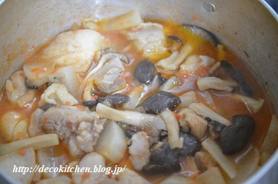 トマト煮工程８