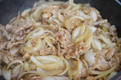 生姜焼き工程４