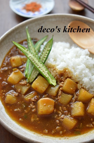 オクラと長芋のカレー7