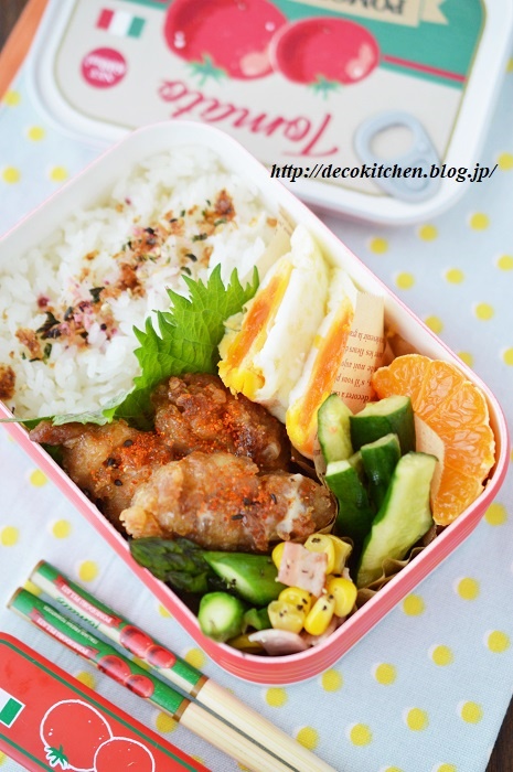 アスパラベーコン弁当1