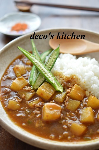 オクラと長芋のカレー2