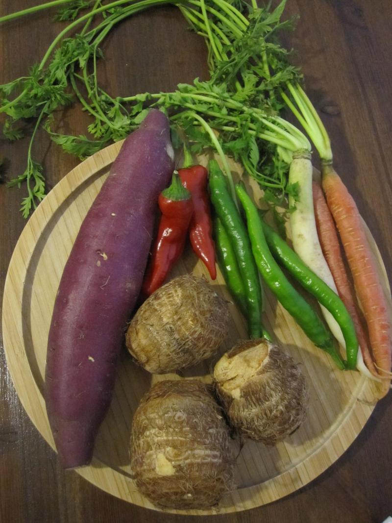 decoの小さな台所。-いただいた京野菜