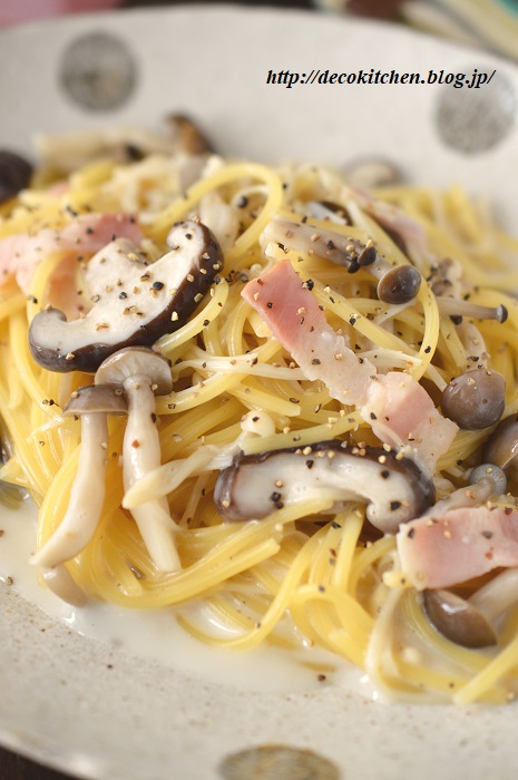 きのこパスタ7