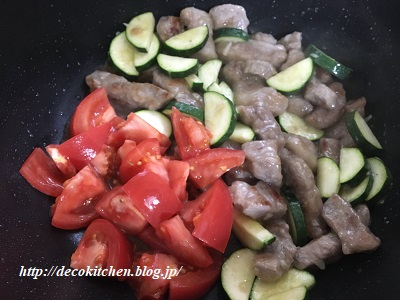 豚肉ズッキーニ工程6