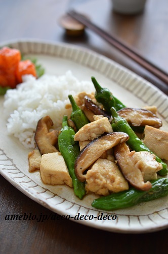 豆腐の甘辛炒め7