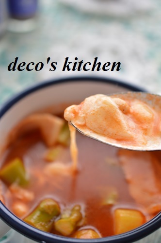 チリコンカン風スープ５