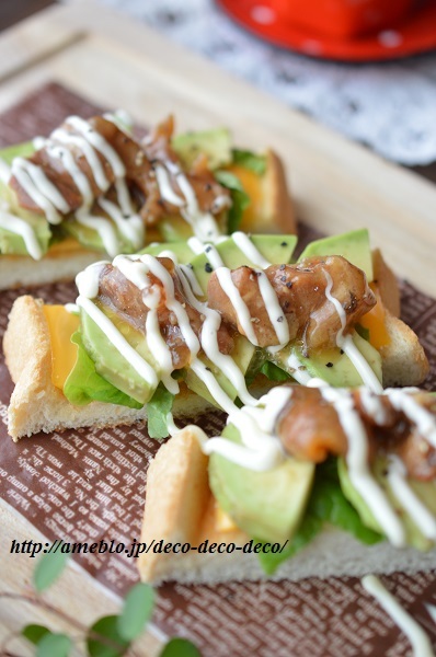 照り焼きチキンサンド8
