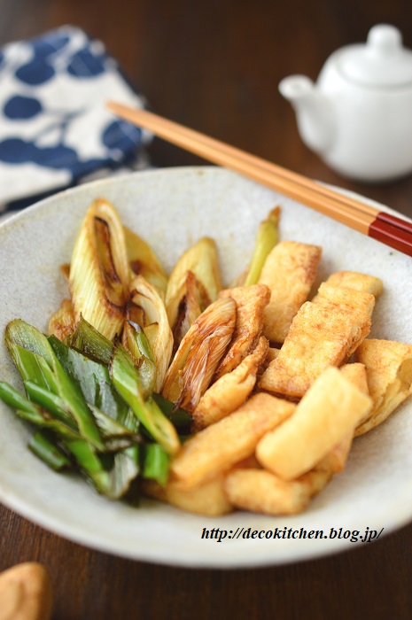 薄揚げにんにく醤油7