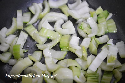 青梗菜炒め工程2