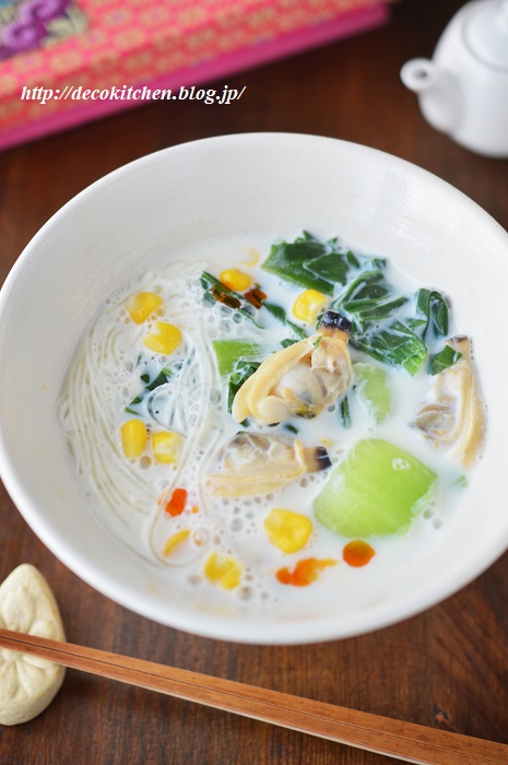 あさりスープ３