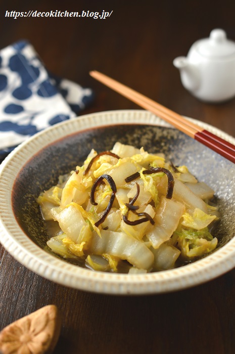 白菜バター炒め４