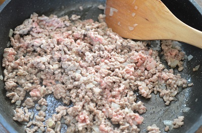 肉そぼろ工程4