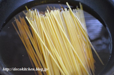 青梗菜パスタ工程4