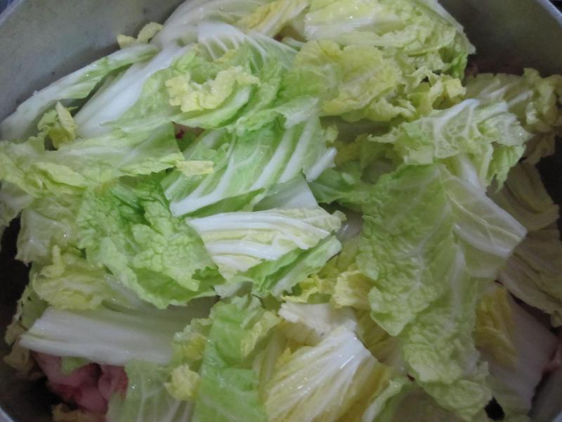 豚肉と大根と白菜の塩麹蒸し煮９