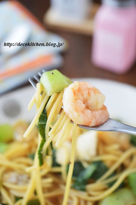青梗菜パスタ12