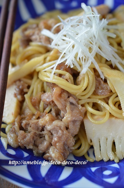 たけのこ焼きそば8