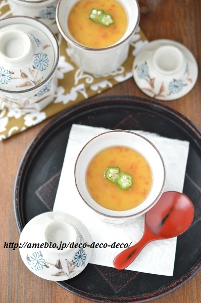 梅あん茶碗蒸し8