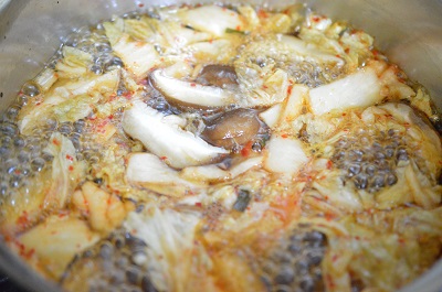 キムチ丼工程1