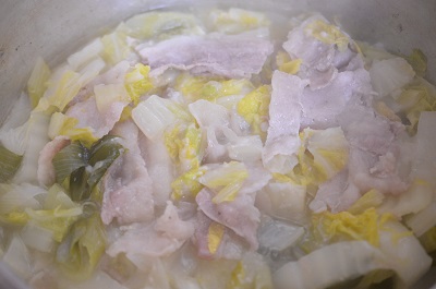 塩麹蒸し煮工程3