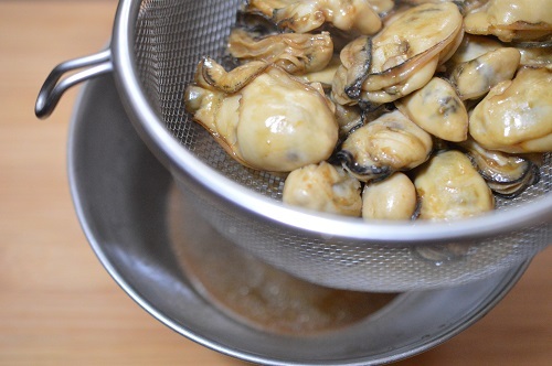 牡蠣ごはん工程４