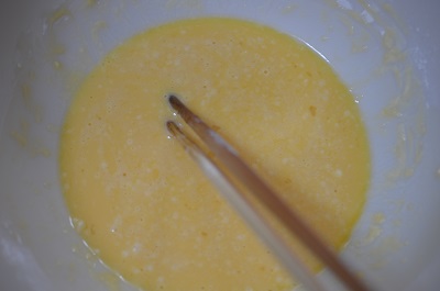 チーズ焼き工程1