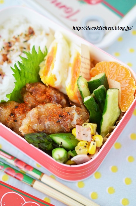 アスパラベーコン弁当5