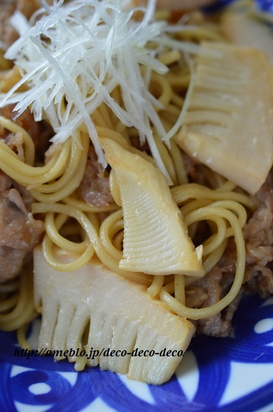たけのこ焼きそば9