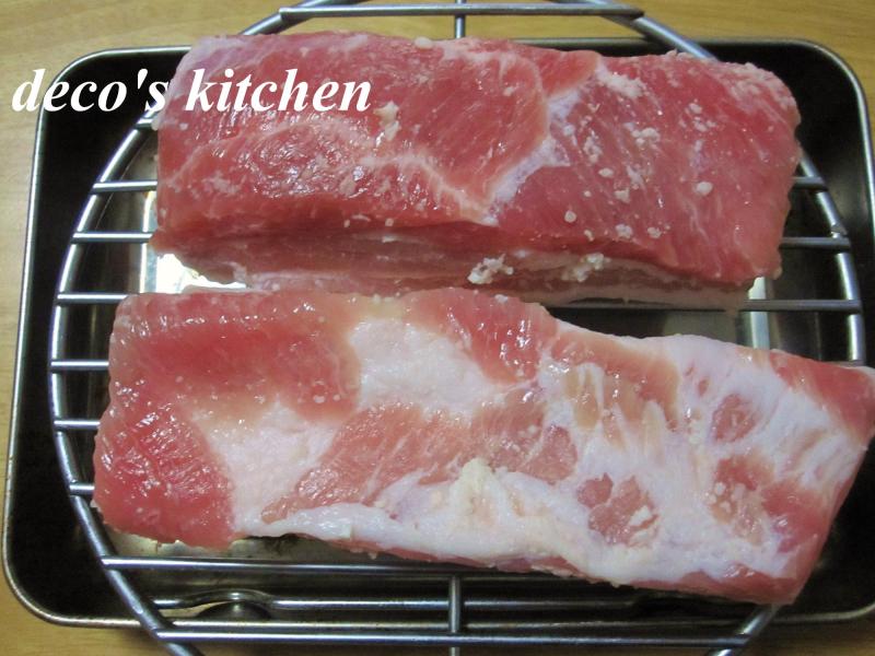 decoの小さな台所。-塩麹漬け豚肉のロースト７