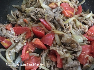 牛肉炒め工程7