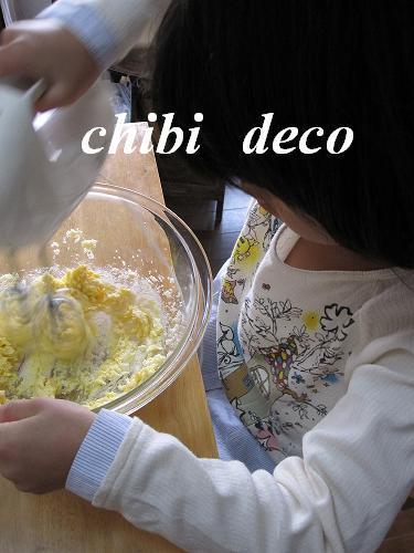 decoの小さな台所。-クッキー作るの巻き１